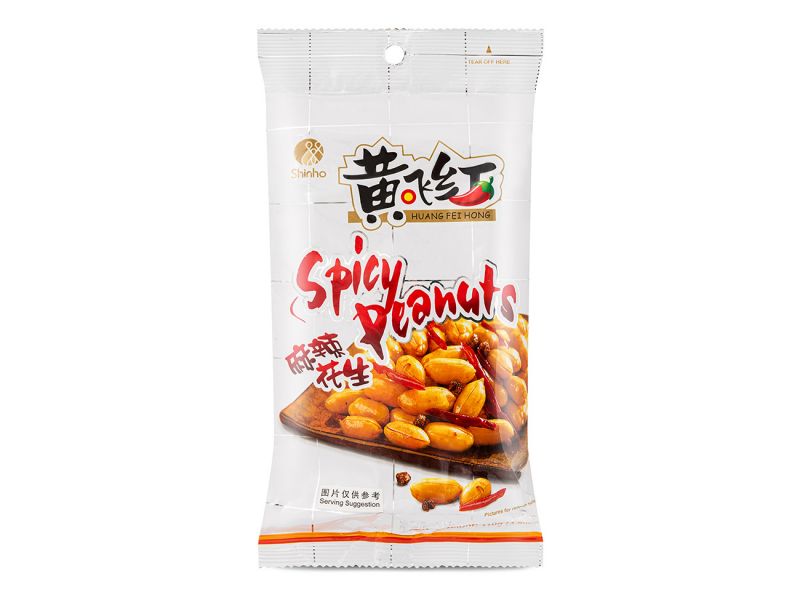 Click Here To Enlarge This Photo Of HFH Spicy Peanuts 黃飛紅 麻辣花生