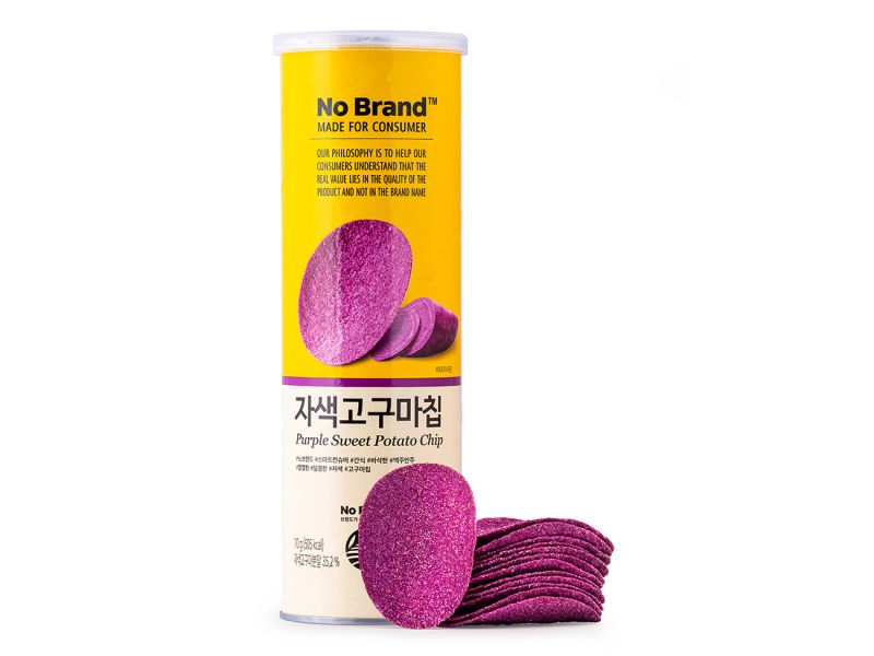 Click Here To Enlarge This Photo Of No Brand Purple Sweet Potato Chip 자색고구마칩