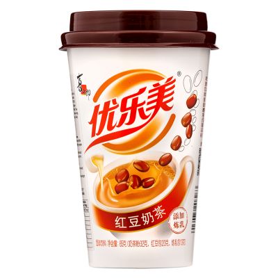 ST Instant Milk Tea Drink With Red Bean 喜之郎 優樂美 紅豆奶茶