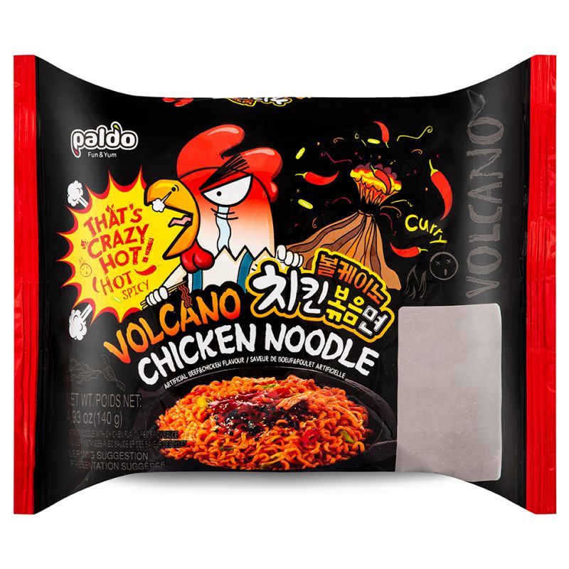 Click Here To Enlarge This Photo Of Paldo Volcano Chicken Noodle 볼케이노 치킨볶음면