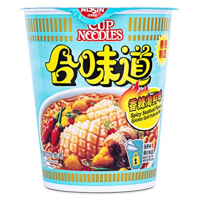Nissin Spicy Seafood Cup Noodle 合味道 香辣海鲜味杯面