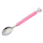 Sanrio Hello Kitty Spoon &lpar;Pink with Figurine&rpar;