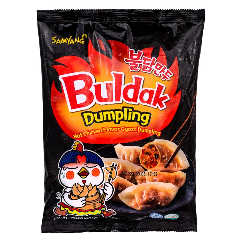 Click Here To Enlarge This Photo Of Samyang Hot Chicken Flavour Buldak Gyoza Dumpling 불닭만두