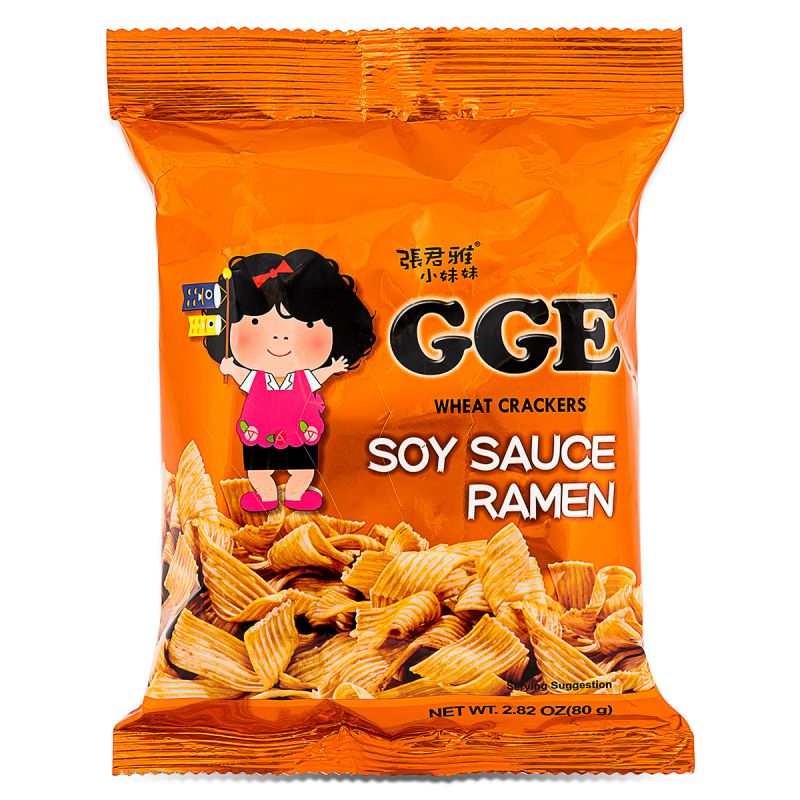 Click Here To Enlarge This Photo Of GGE Wheat Crackers Soy Sauce Ramen