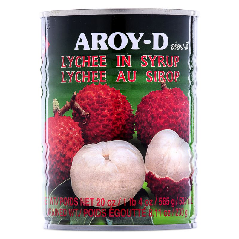 Click Here To Enlarge This Photo Of Aroy-D Lychee In Syrup 糖水荔枝