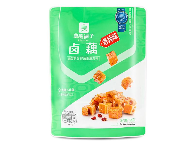 Click Here To Enlarge This Photo Of Bestore Stewed Lotus Root &lpar;Spicy Flavour&rpar; 良品鋪子 鹵藕 &lpar;香辣味&rpar;