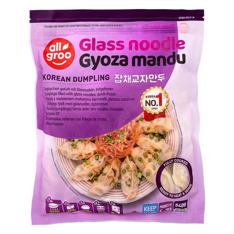 Click Here To Enlarge This Photo Of Allgroo Glass Noodle Gyoza Mandu Korean Dumpling 잡채교자만두