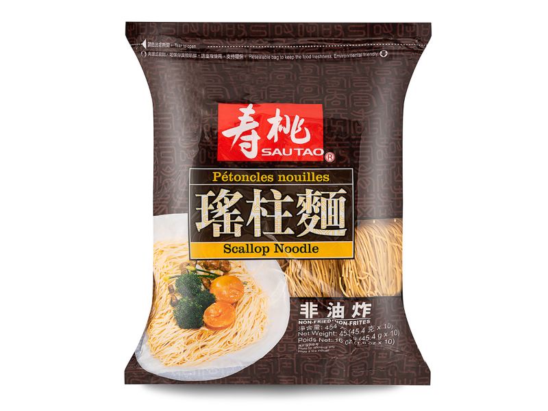 Click Here To Enlarge This Photo Of Sau Tao Scallop Noodles &lpar;Thin&rpar; 壽桃牌 瑤柱幼麵