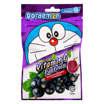 Big Foot Doraemon Vitamin C Pastilles &lpar;Blackcurrant Flavour&rpar;