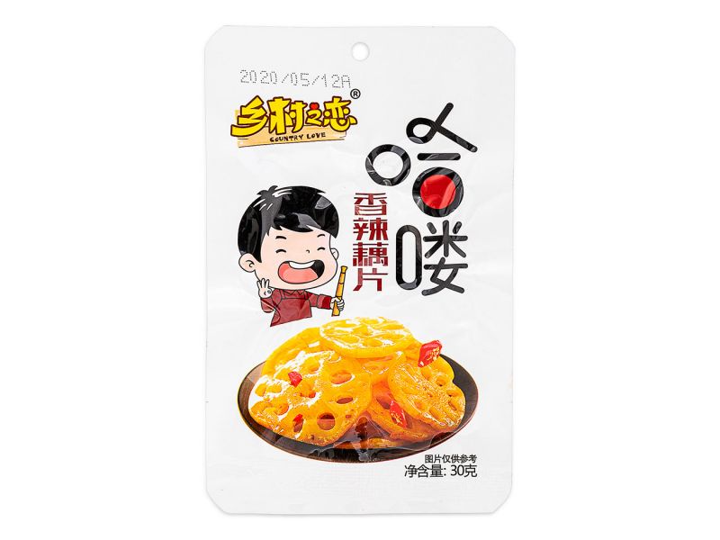 Click Here To Enlarge This Photo Of Country Love Lotus Root Snack &lpar;Spicy&rpar; 鄉村之戀 香辣藕片