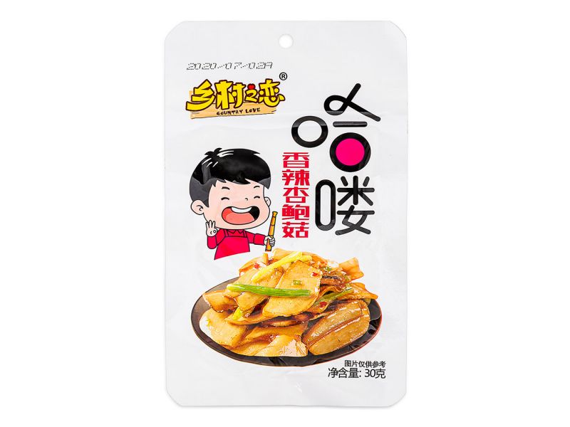 Click Here To Enlarge This Photo Of Country Love King Oyster Mushroom Snack &lpar;Spicy&rpar; 鄉村之戀 香辣杏鮑菇