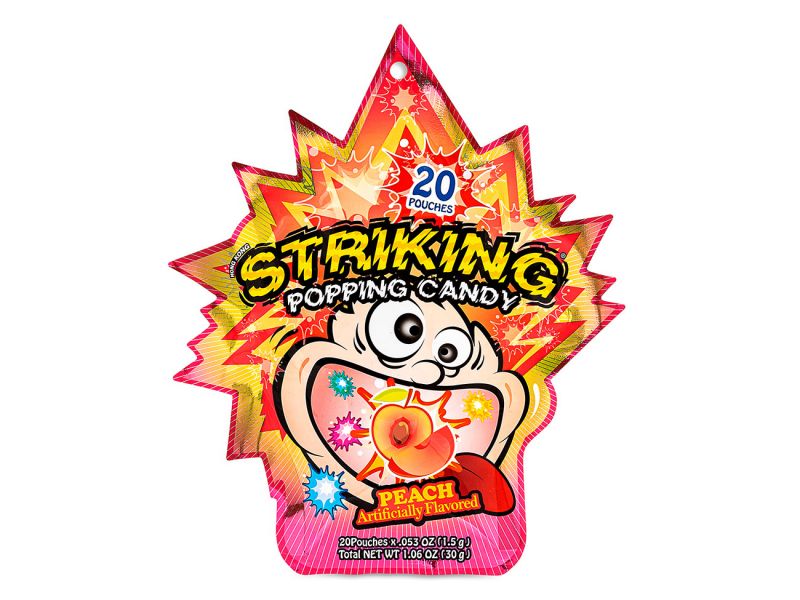 Click Here To Enlarge This Photo Of Striking Popping Candy &lpar;Peach&rpar; 索勁 桃味爆炸糖