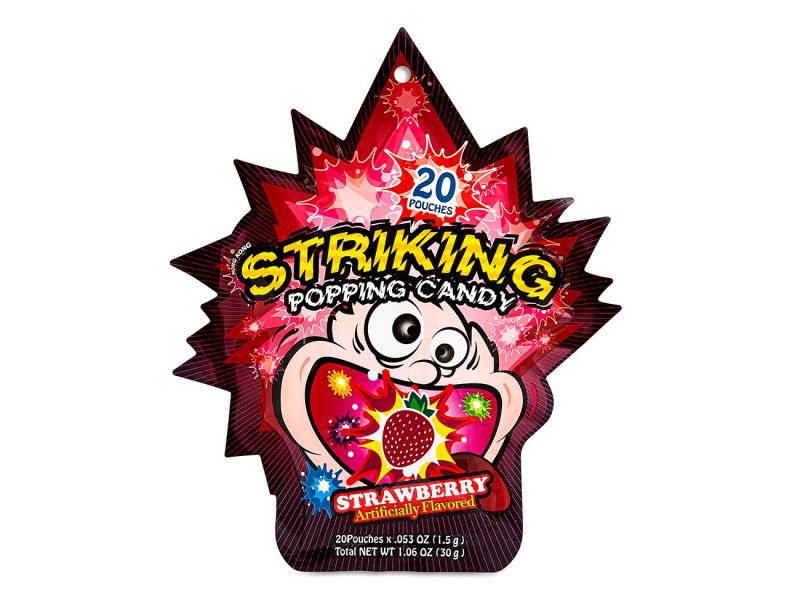 Click Here To Enlarge This Photo Of Striking Popping Candy &lpar;Strawberry&rpar; 索勁 草莓味爆炸糖