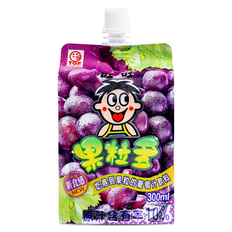 Click Here To Enlarge This Photo Of Want Want Grape Flavoured Juice Drink 旺旺 果粒多 &lpar;葡萄味&rpar;