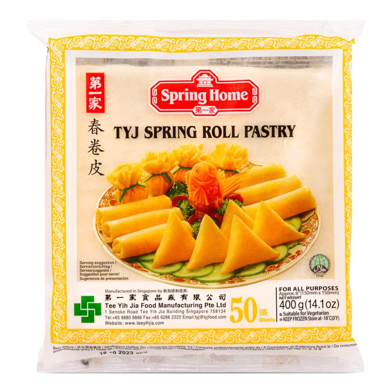 Click Here To Enlarge This Photo Of Spring Home Tyj Spring Roll Pastry &lpar;S - 50 Sheets&rpar; 第一家 春卷皮 &lpar;小 - 50張&rpar;