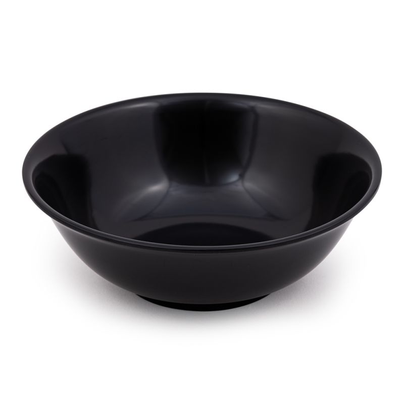 Click Here To Enlarge This Photo Of Black Melamine Noodle Bowl