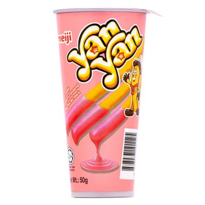 Meiji Yan Yan Dip Biscuit Snack &lpar;Creamy Strawberry Flavour&rpar;