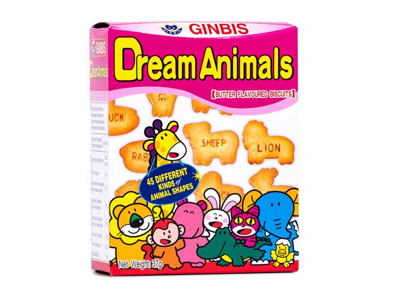 Click Here To Enlarge This Photo Of Ginbis Dream Animals Biscuits &lpar;Butter Flavour&rpar;