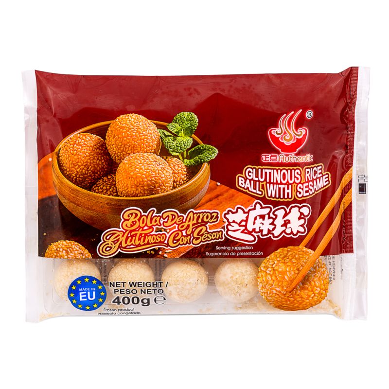Click Here To Enlarge This Photo Of Authentic Glutinous Rice Ball with Sesame 正點 芝麻球