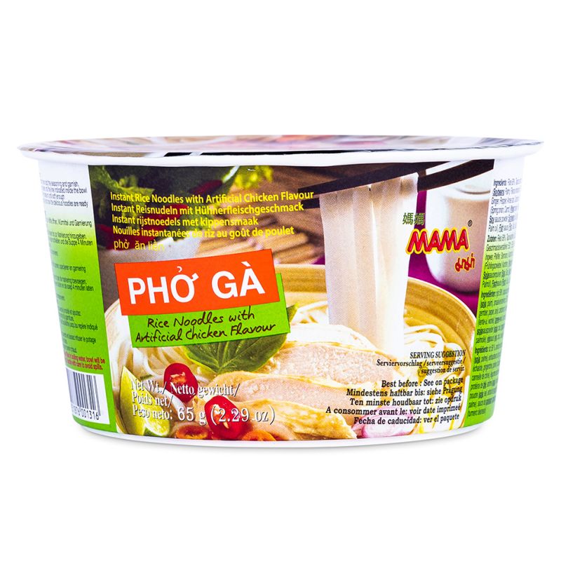 Click Here To Enlarge This Photo Of Mama Pho Ga Rice Noodle Bowl &lpar;Artificial Chicken Flavour&rpar;