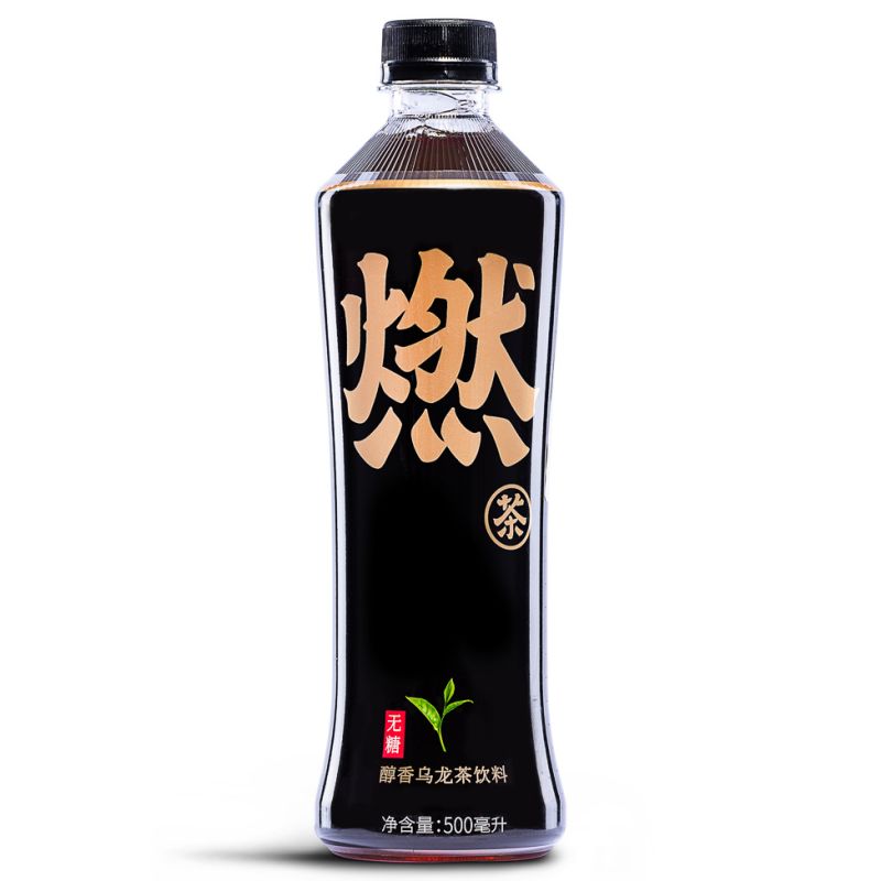Click Here To Enlarge This Photo Of Genki Forest Burning Tea &lpar;Sugar Free Oolong Tea Original Flavour&rpar; 元氣森林 燃茶 無糖醇香烏龍茶飲料