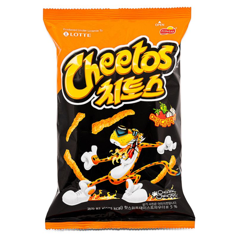 Click Here To Enlarge This Photo Of Lotte Cheetos &lpar;Sweet & Spicy Flavour&rpar; 치토스 &lpar;매콤달콤한 맛&rpar;