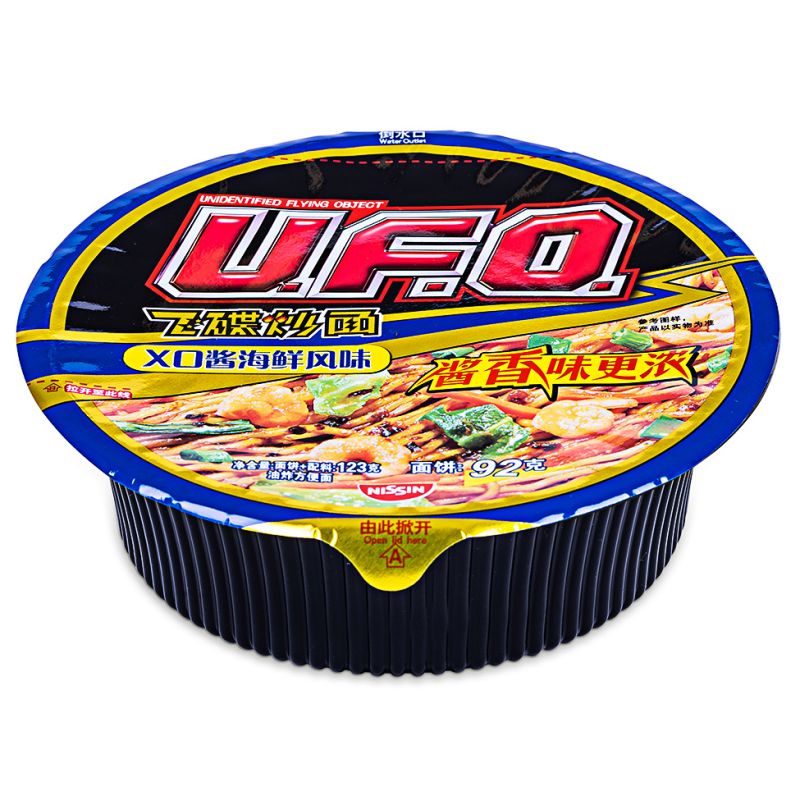 Click Here To Enlarge This Photo Of Nissin UFO Instant Noodles &lpar;XO Sauce Seafood Flavour&rpar; 日清 飛碟炒麵 &lpar;XO醬海鮮風味&rpar;