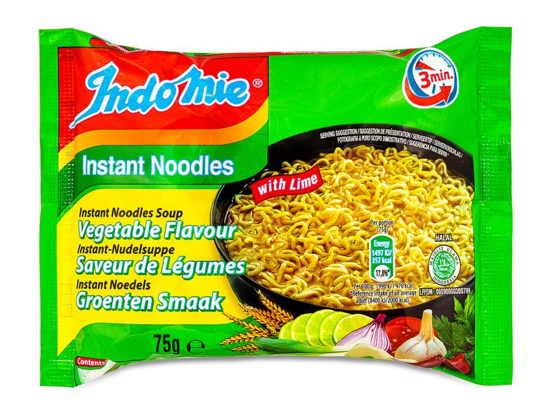 Click Here To Enlarge This Photo Of Indomie Vegetable Flavour Instant Noodle Soup