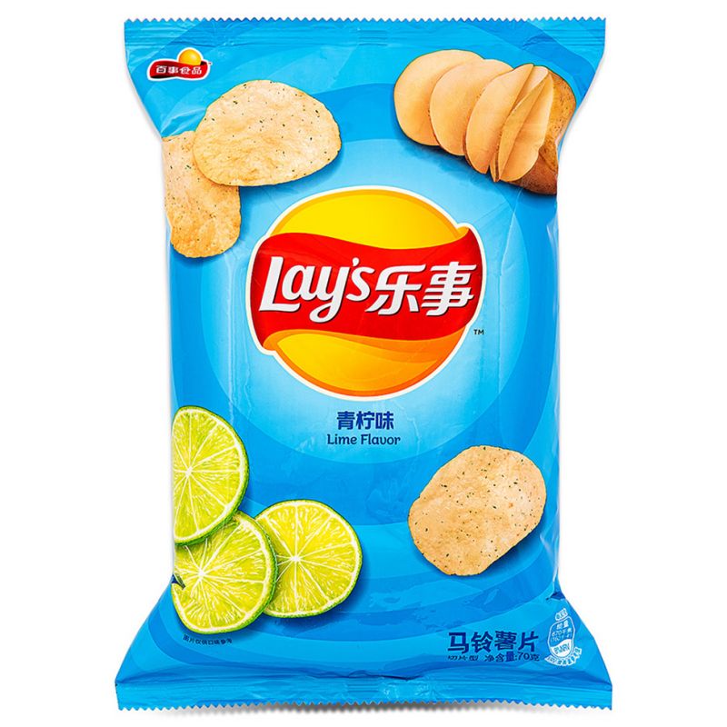 Click Here To Enlarge This Photo Of Lay's Potato Chips &lpar;Lime Flavour&rpar; 樂事 青檸味薯片