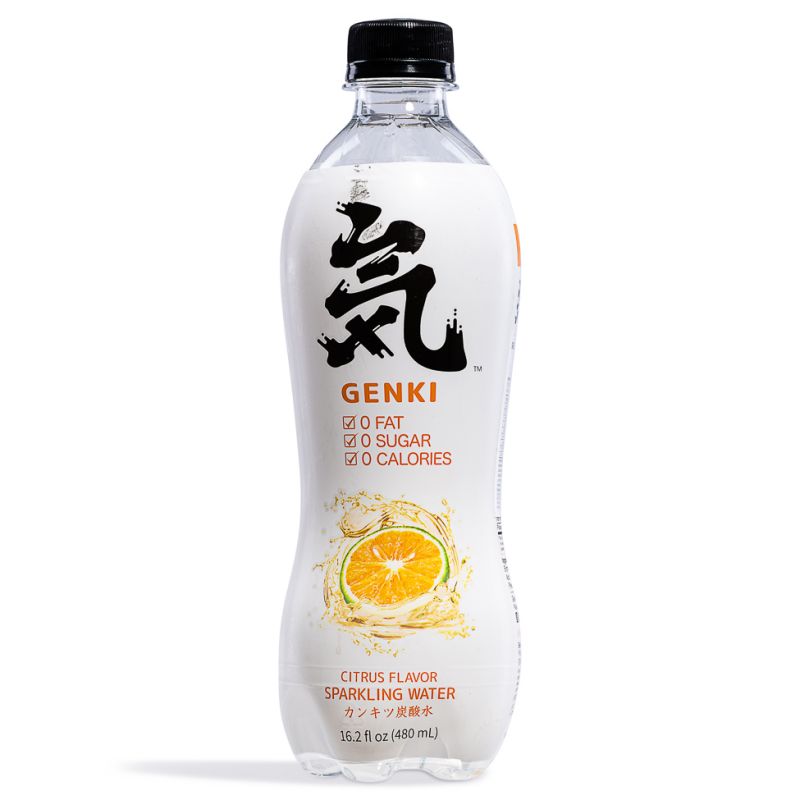 Click Here To Enlarge This Photo Of Genki Forest Sparkling Water &lpar;Citrus Flavour&rpar; 元氣森林 卡曼橘味蘇打氣泡水