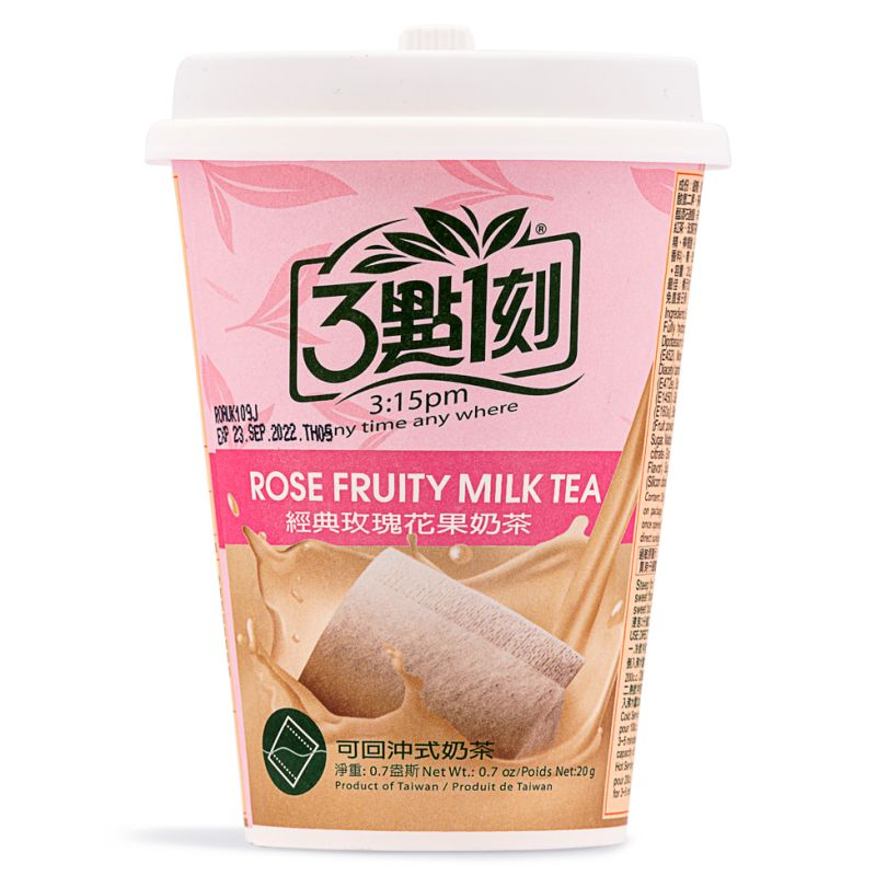 Click Here To Enlarge This Photo Of 3&colon;15pm Rose Fruity Milk Tea &lpar;Cup&rpar; 3點1刻 經典玫瑰花果奶茶 &lpar;杯&rpar;