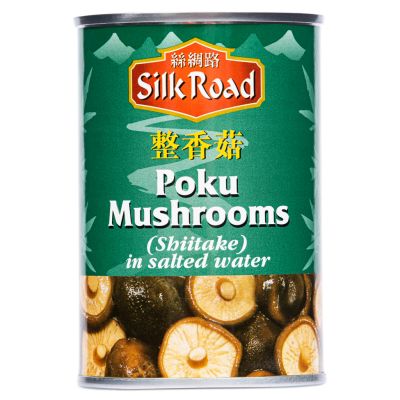 Silk Road Poku &lpar;Shiitake&rpar; Mushrooms 絲綢路 整香菇
