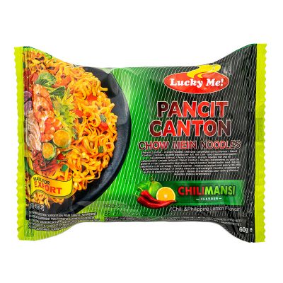 Lucky Me Pancit Canton Chow Mein Noodles &lpar;Chili Mansi Favour&rpar;