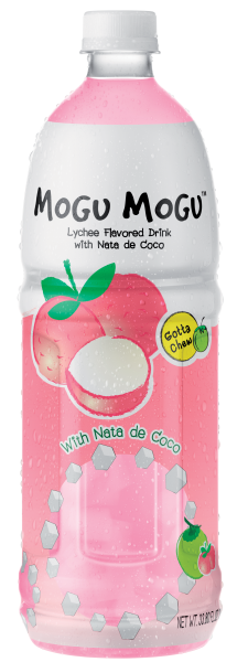 Click Here To Enlarge This Photo Of Mogu Mogu Lychee Flavored Drink With Nata De Coco 1L