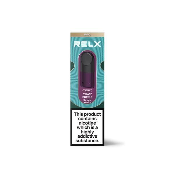 Click Here To Enlarge This Photo Of Relx E-Liquid Infinity Pods &lpar;Tangy Purple&rpar;