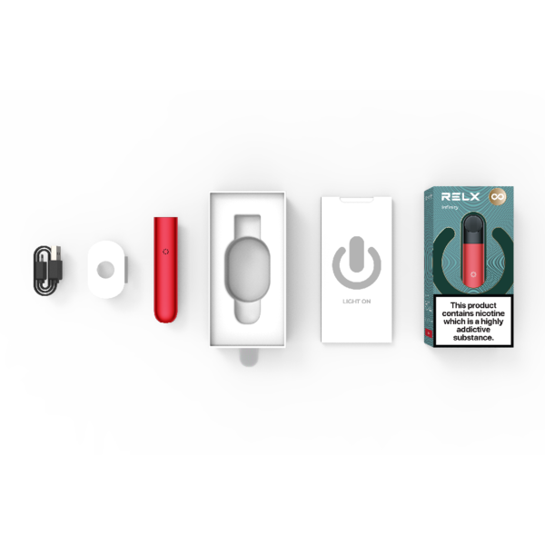 Click Here To Enlarge This Photo Of Relx Infinity Device &lpar;Red&rpar;