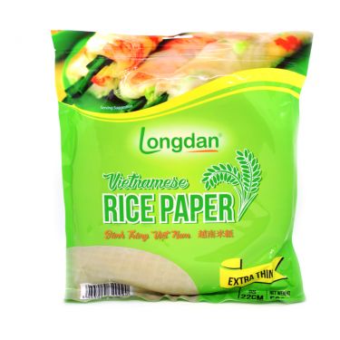Click Here To Enlarge This Photo Of Longdan Vietnamese Rice Paper 越南米紙 250g