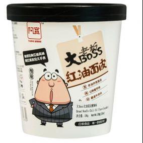 Bai Jia Big Boss Broad Noodle &lpar;Spicy & Hot Chilli Oil Flavour&rpar; 白家阿寬 大BOSS 紅油麵皮