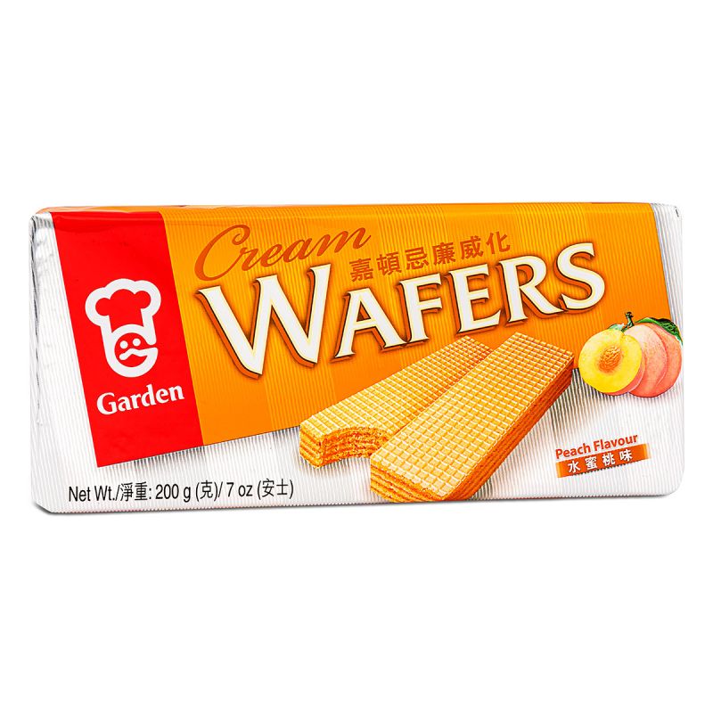 Click Here To Enlarge This Photo Of Garden Cream Wafers &lpar;Peach Flavour&rpar; 嘉頓 忌廉威化 &lpar;水蜜桃味&rpar;