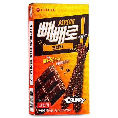 Lotte Pepero Crunky Biscuits Sticks &lpar;Crunky&rpar;