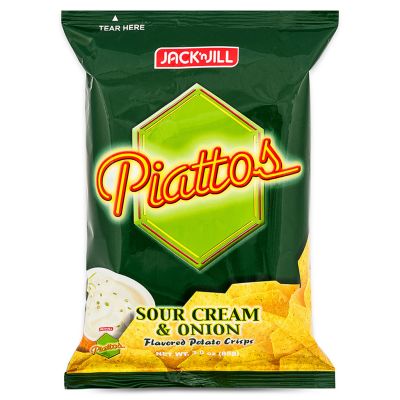 Jack n Jill Piattos Potato Chips &lpar;Sour Cream & Onion&rpar;