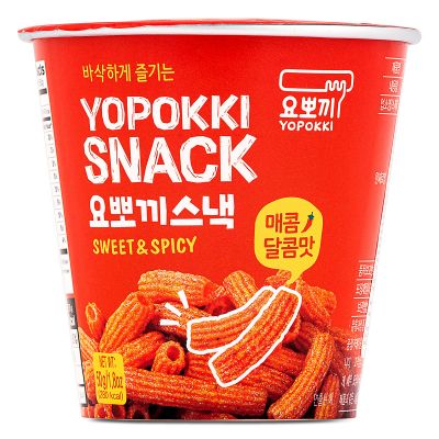 Yopokki Snack &lpar;Sweet & Spicy&rpar; 요뽀끼스낵 &lpar;매콤달콤맛&rpar;