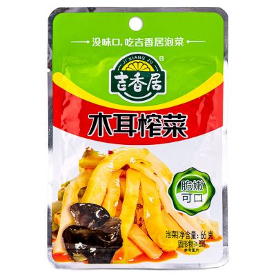 JXJ Sliced Preserved Vegetables With Black Fungus &lpar;S&rpar; 吉香居 木耳榨菜 &lpar;小&rpar;
