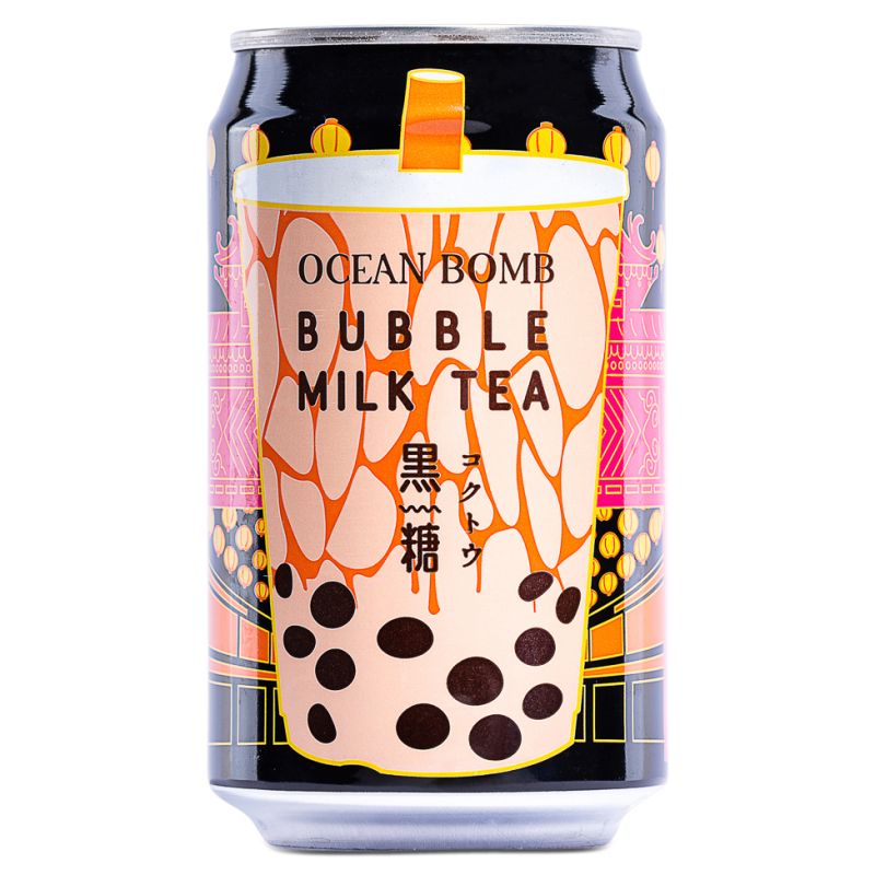 Click Here To Enlarge This Photo Of Ocean Bomb Bubble Milk Tea &lpar;Brown Sugar&rpar; 黑糖珍珠奶茶