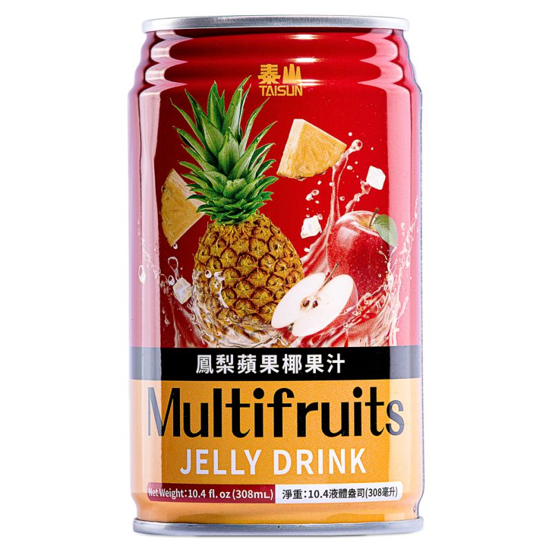 Click Here To Enlarge This Photo Of Taisun Multifruits Jelly Drink 泰山 鳳梨蘋果椰果汁