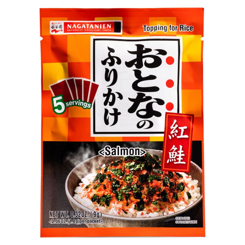 Click Here To Enlarge This Photo Of Nagatanien Topping for Rice Oton-ano Furikake &lpar;Salmon&rpar; おとなのふりかけ &lpar;紅鮭&rpar; 