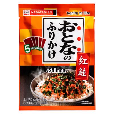Nagatanien Topping for Rice Oton-ano Furikake &lpar;Salmon&rpar; おとなのふりかけ &lpar;紅鮭&rpar; 