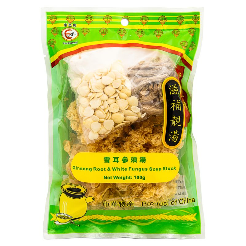 Click Here To Enlarge This Photo Of East Asia Brand Ginseng Root & White Fungus Soup Stock 東亞牌 雪耳參須湯