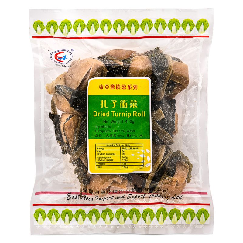 Click Here To Enlarge This Photo Of East Asia Dried Turnip Roll 東亞牌 扎子衝菜