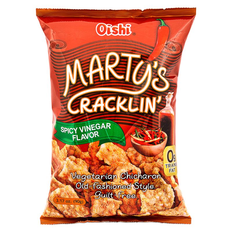 Click Here To Enlarge This Photo Of Oishi Marty's Cracklin' &lpar;Spicy Vinegar Flavour&rpar;